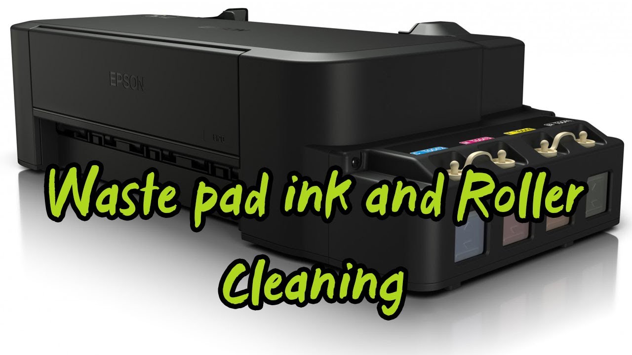 Epson L120 Waste Pad Ink & Roller Cleaning | Printer Repair - Tutorials