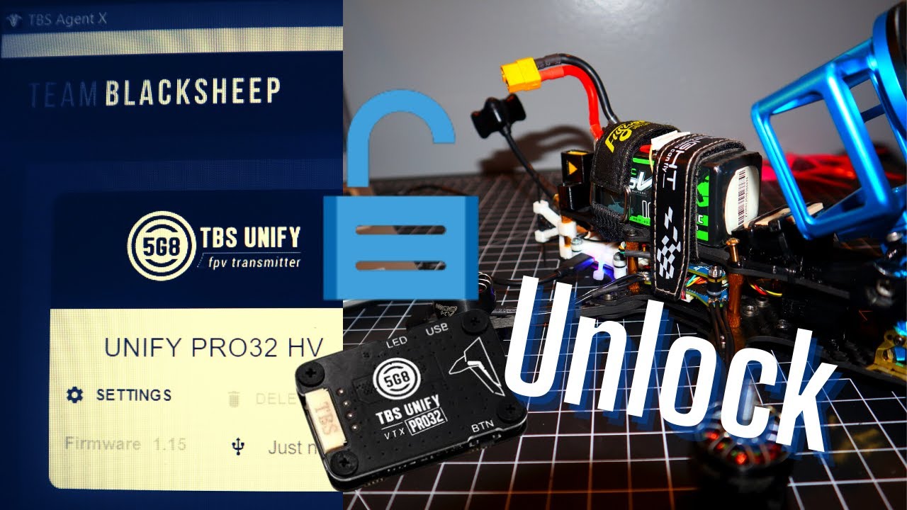 TBS Unify Pro32 VTX Unlock