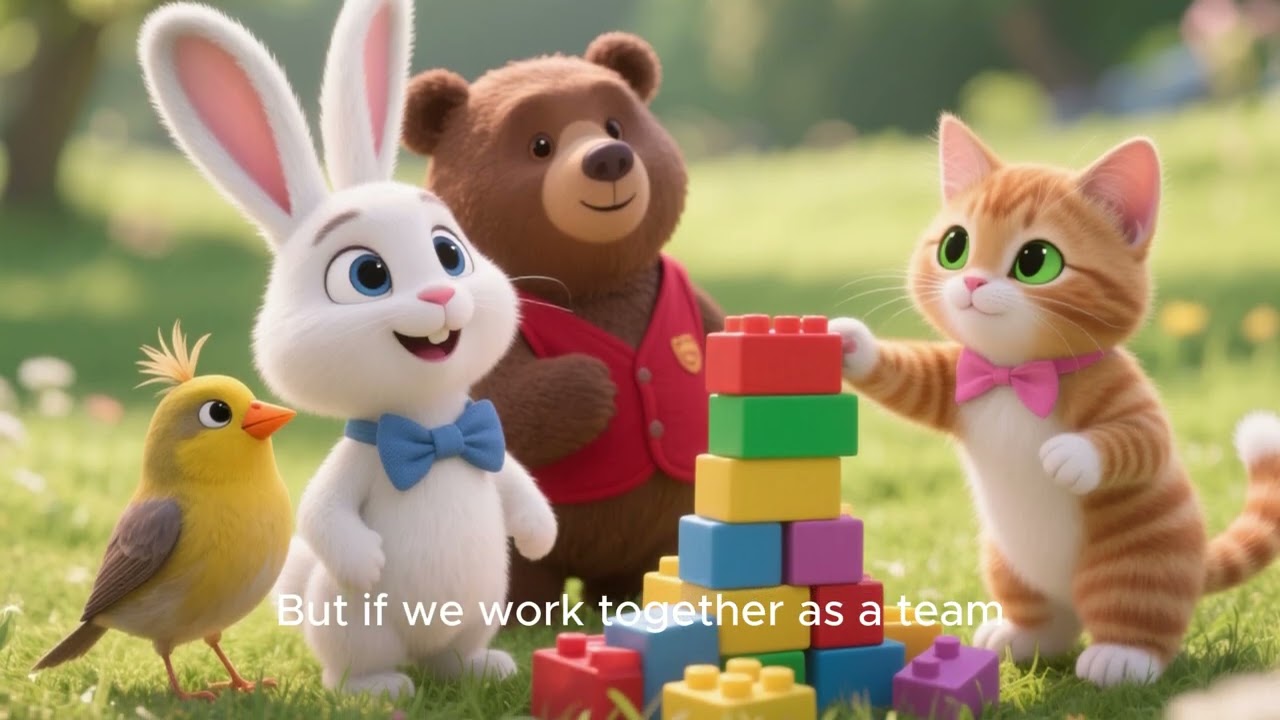 Friendship and Teamwork for Kids | TinyToon Series - Episode 4
