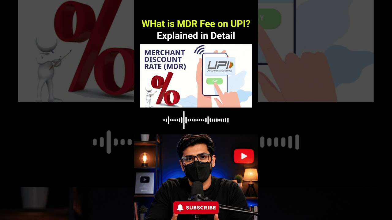 What Is MDR Fee on UPI? Explained  #personalfinance #moneygyaan #financenews #ytshorts