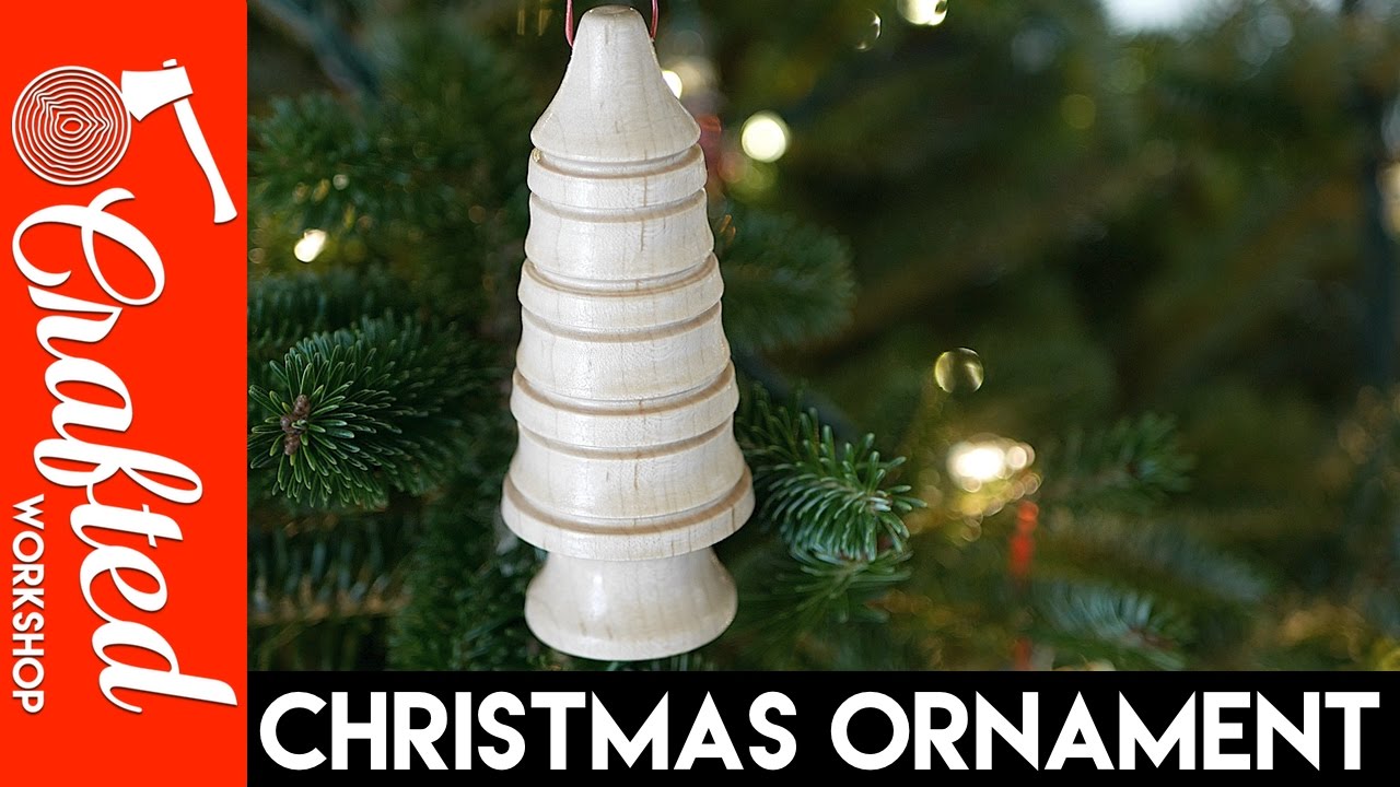 Woodturning Christmas Tree Ornaments | Crafted Workshop