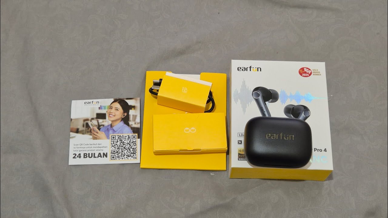 ASMR Unboxing Earfun Air Pro 4 - ANC TWS with Snapdragon LDAC Audio & Auracast