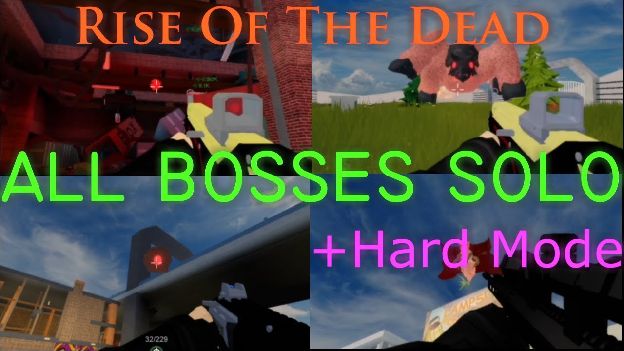 RISE OF THE DEAD SOLO ALL BOSSES (Old Version)