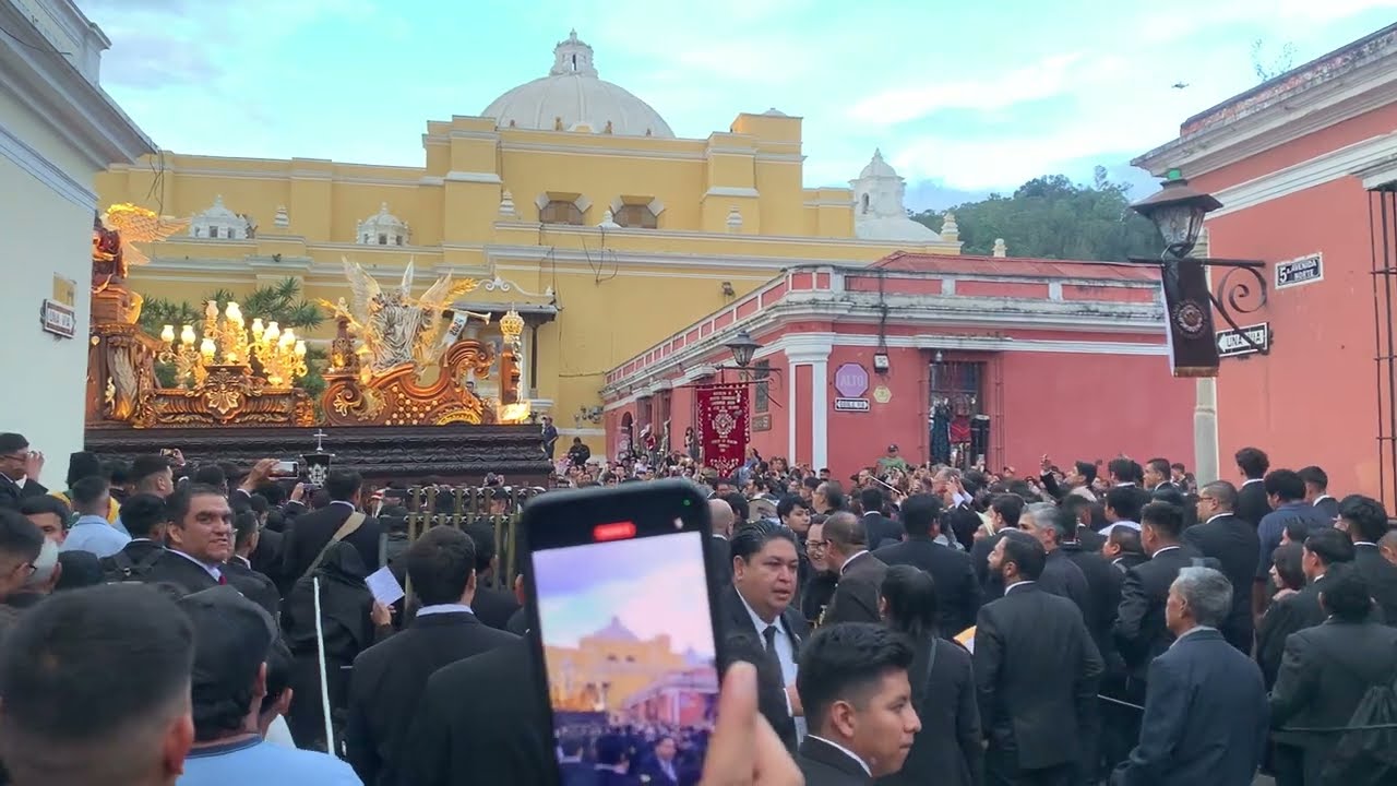 Marcha Fúnebre Al Señor de la Merced. Banda Mtro Héctor Gómez. 75 aniv Escuela de Cristo 2024 [GT]