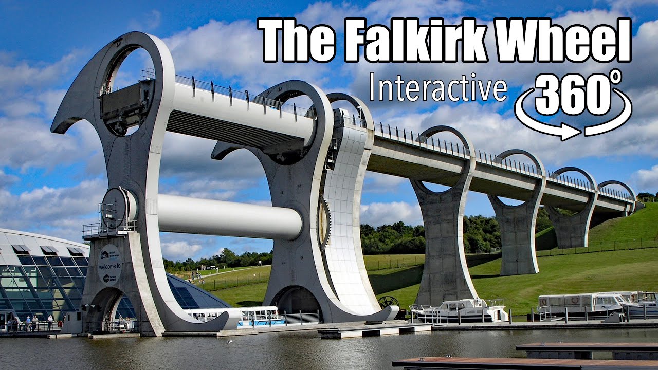 Falkirk Wheel - 360° Real-Time Interactive Trip