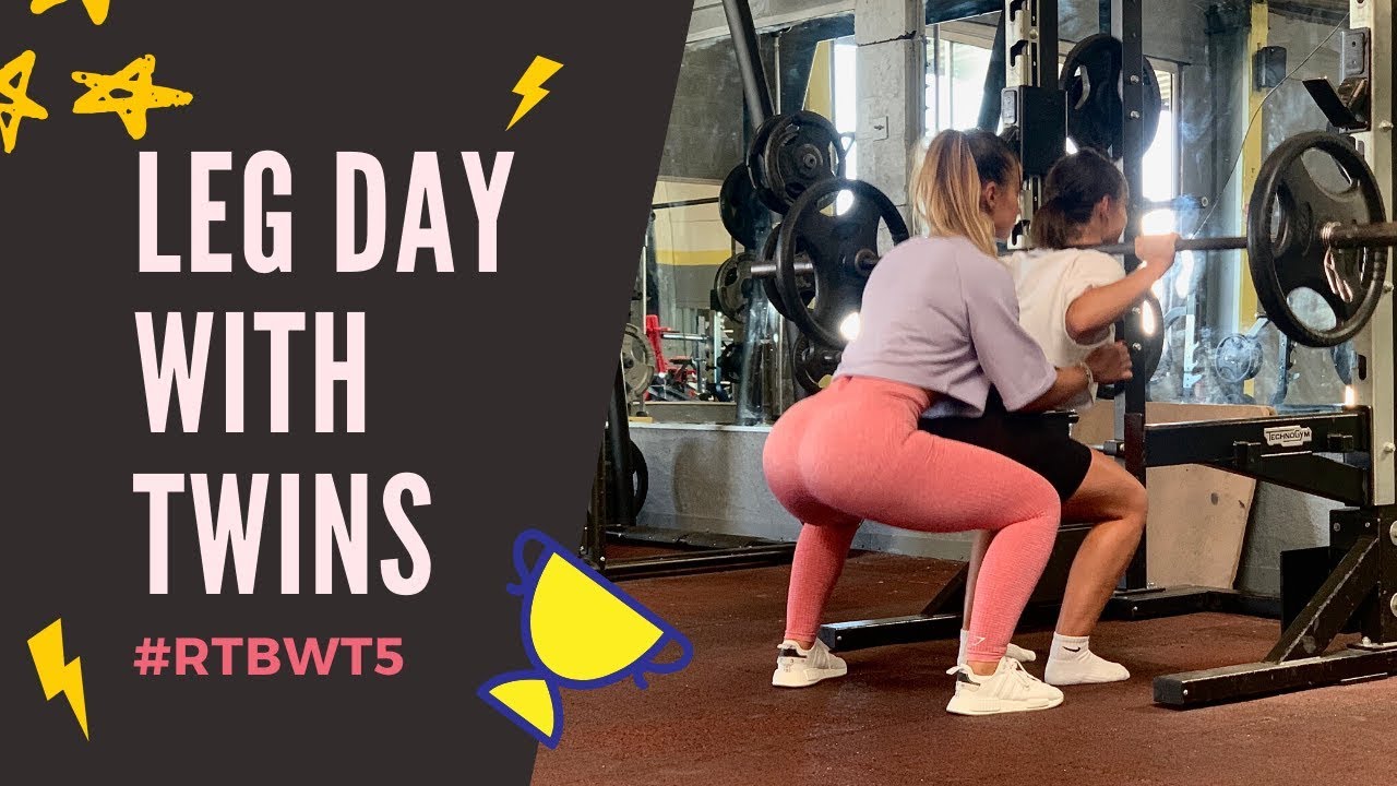 #5 ROAD TO BIKINI WITH TWINS : LEG DAY