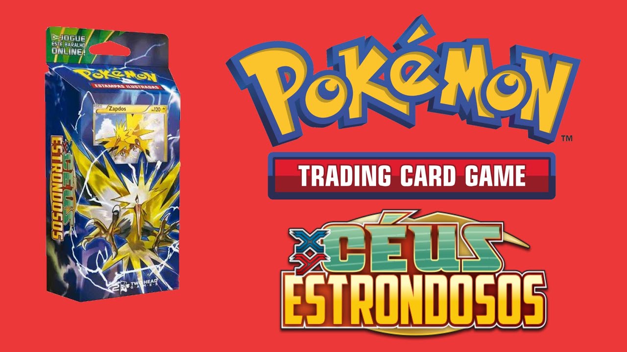 Unboxing Pok&eacute;mon TCG Deck Zapdos- Cavaleiro da Tempestade - exibi&ccedil;&atilde;o do deck