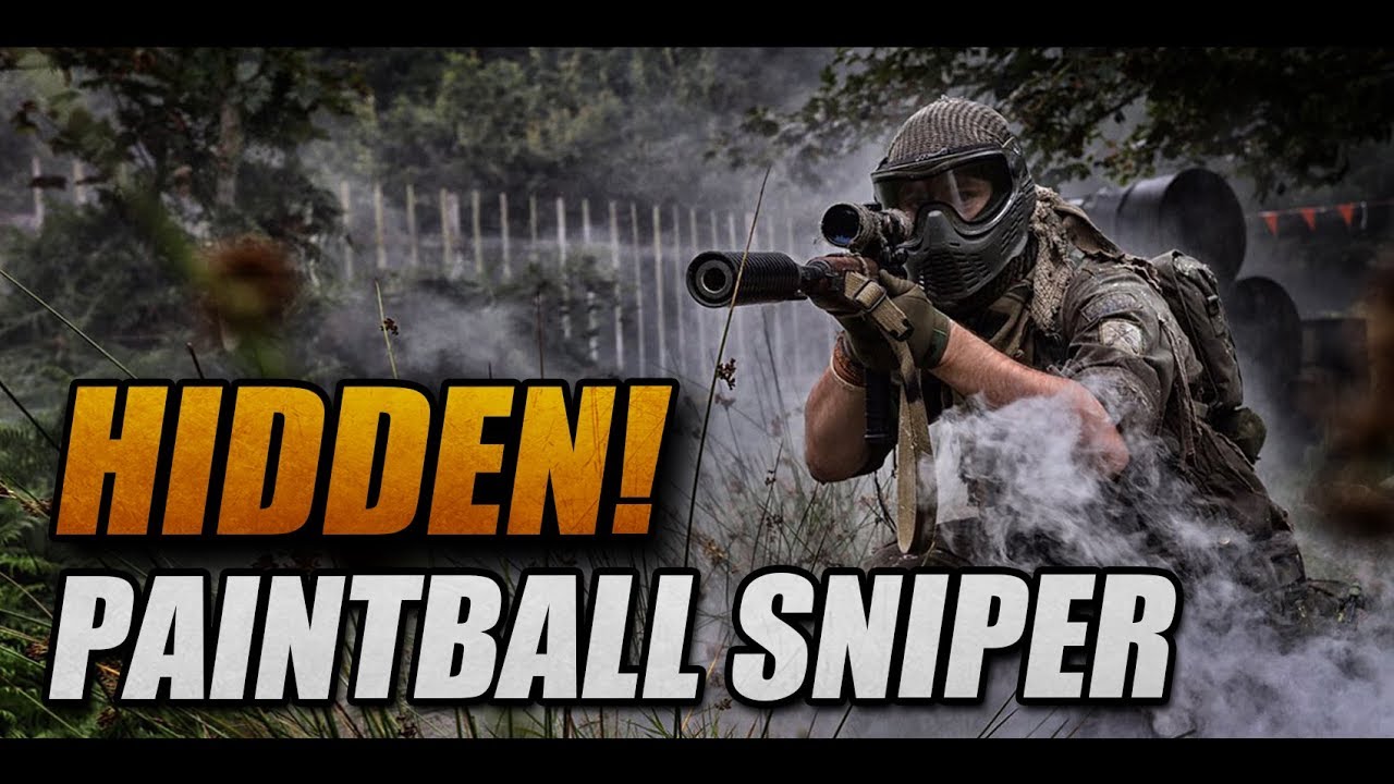 HIDDEN SNIPER: Paintball sniper OMG!!!