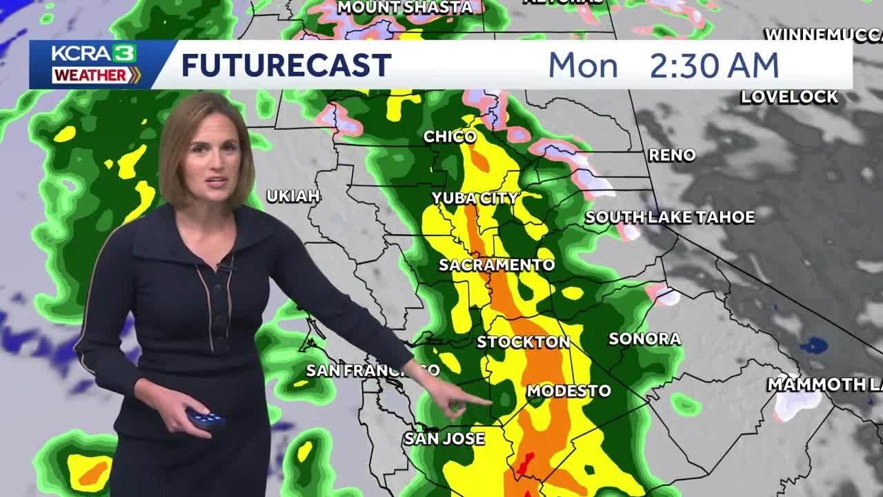 Northern California storm forecast: Tracking two systems Saturday night through Monday