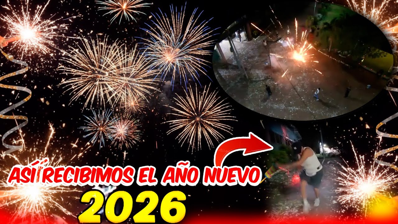Así se recibe año nuevo en nuestro país El Salvador. Pobre Iván lo que le hicieron