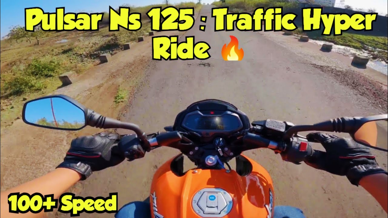 Pulsar Ns 125 : Traffic Hyper Ride 🔥| 100+ in Traffic 🥵| Bike Bhavishya