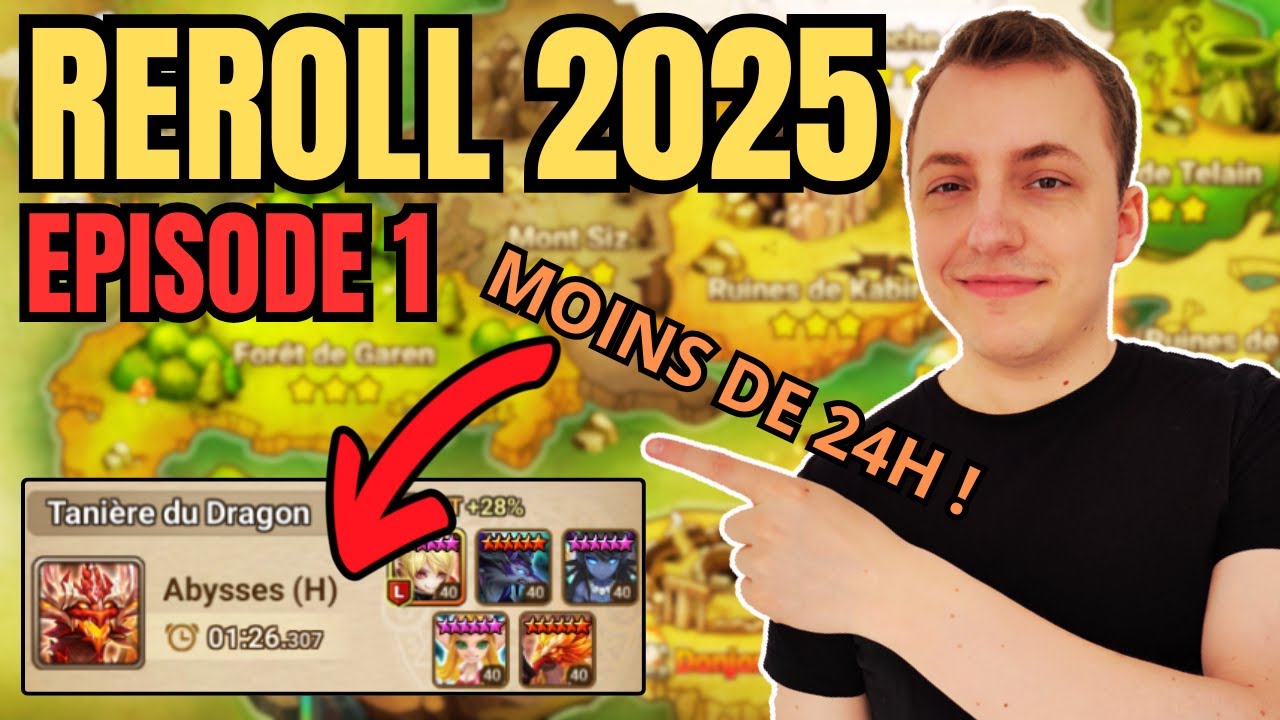 ÉPISODE 1 : COMMENT BIEN DÉMARRER UN COMPTE ! (Reroll 2025 Summoners war)