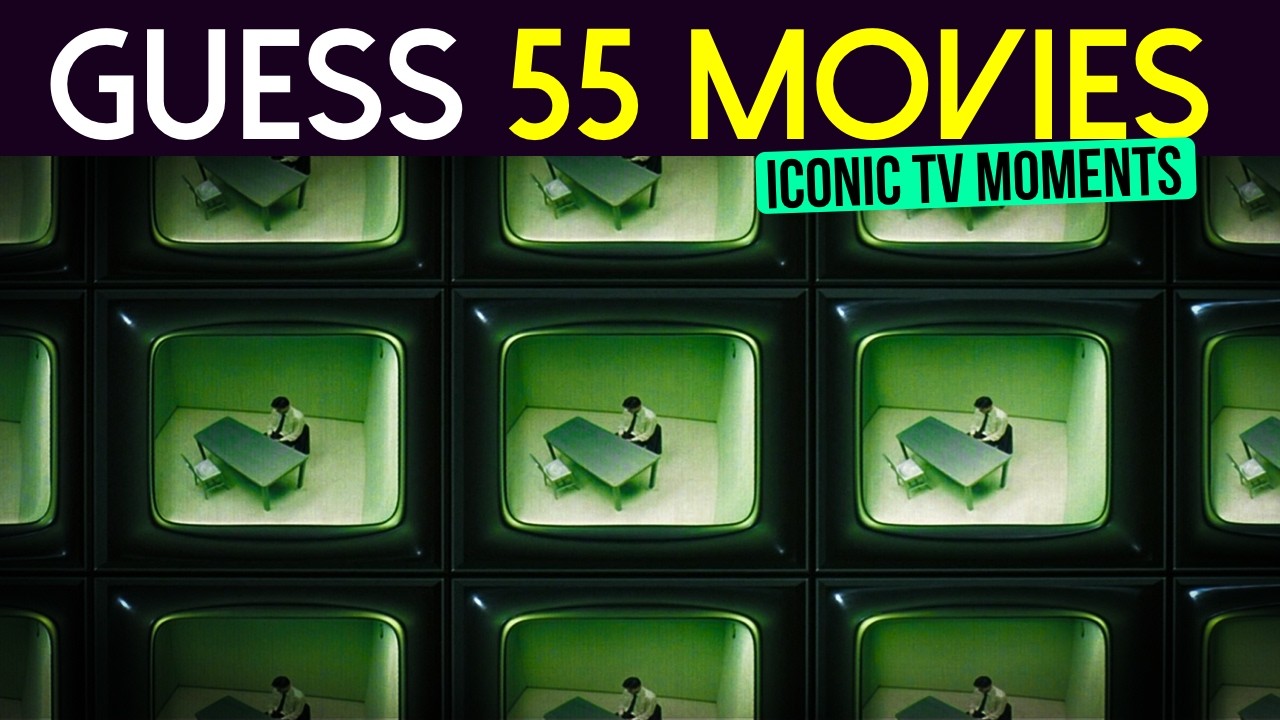 📺 Guess the Movie with TV on the Shot | 55 Films Challenge