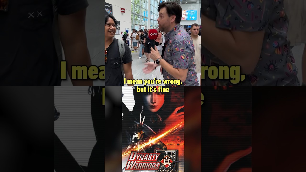 Best video game of all time? #gamescom2023 #gaming #interview