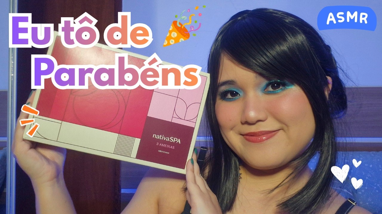 ASMR | Presentes de Aniversário 2026 🎁 (voz suave, tapping)
