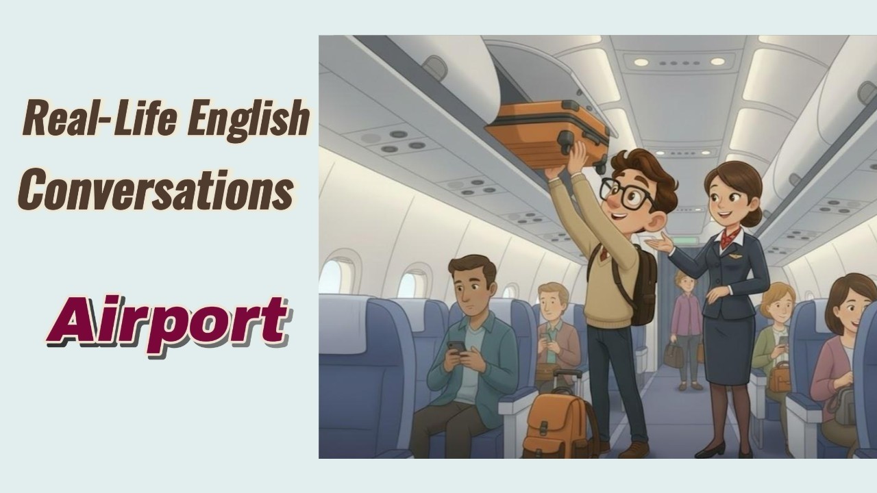 Real-Life English Conversations You Must Know at the Airport ✈️ | Travel English