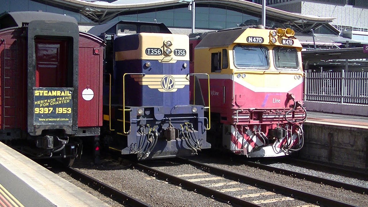 Regional Trains and Coaches at Southern Cross Station (Feat. whY not Steamrail Suburban Tour)