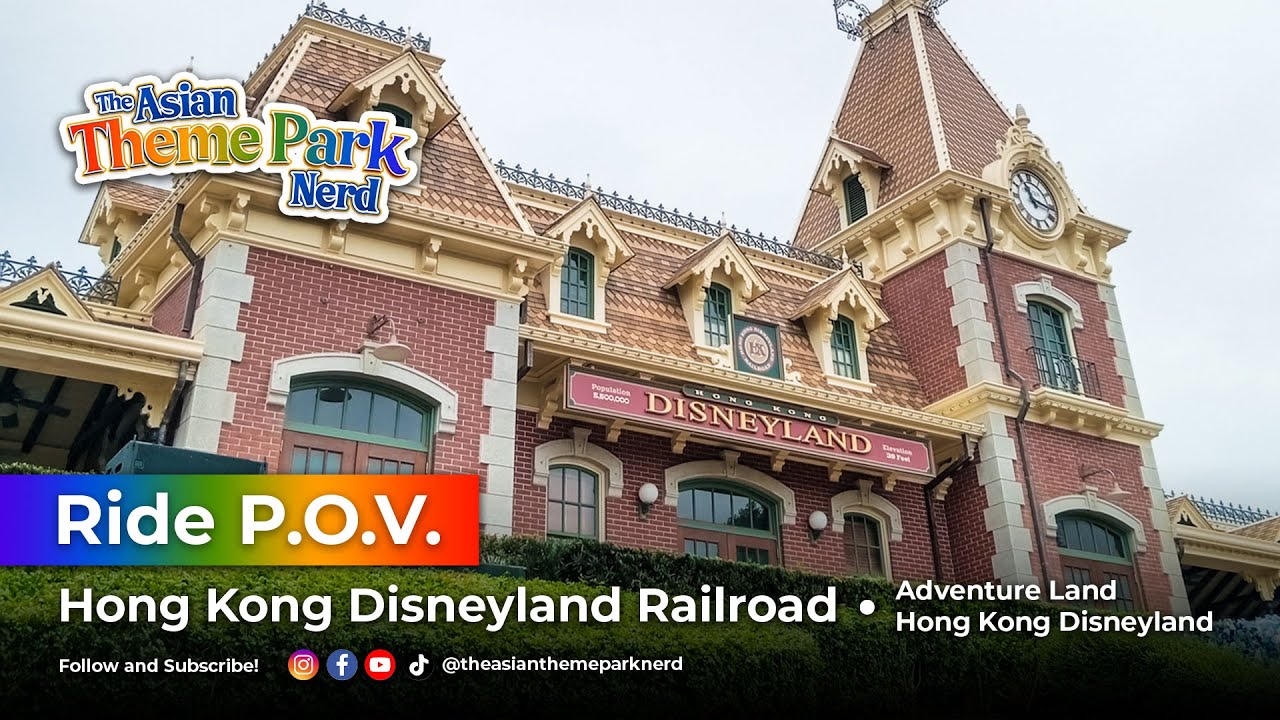 HONG KONG DISNEYLAND RAILROAD | ON-RIDE POV | HONG KONG DISNEYLAND