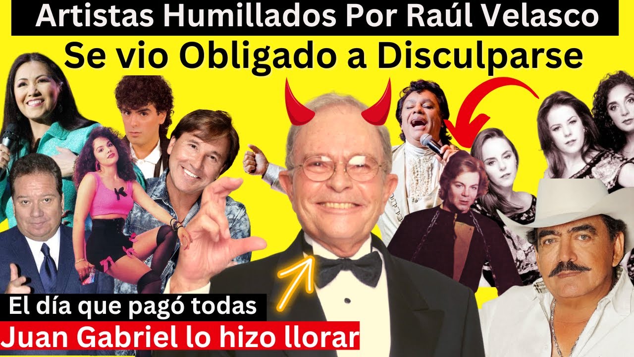 Artistas Humillados por Raúl Velasco, El día que pagó todas, Juan Gabriel lo hizo llorar