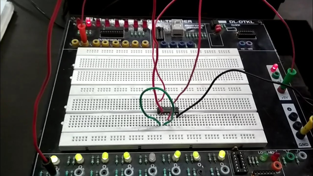 NOT using NAND gate | EXPERIMENT | STLD | BY CBR