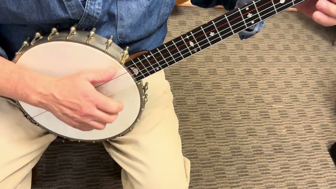 Lyon and Healy Openback banjo demo