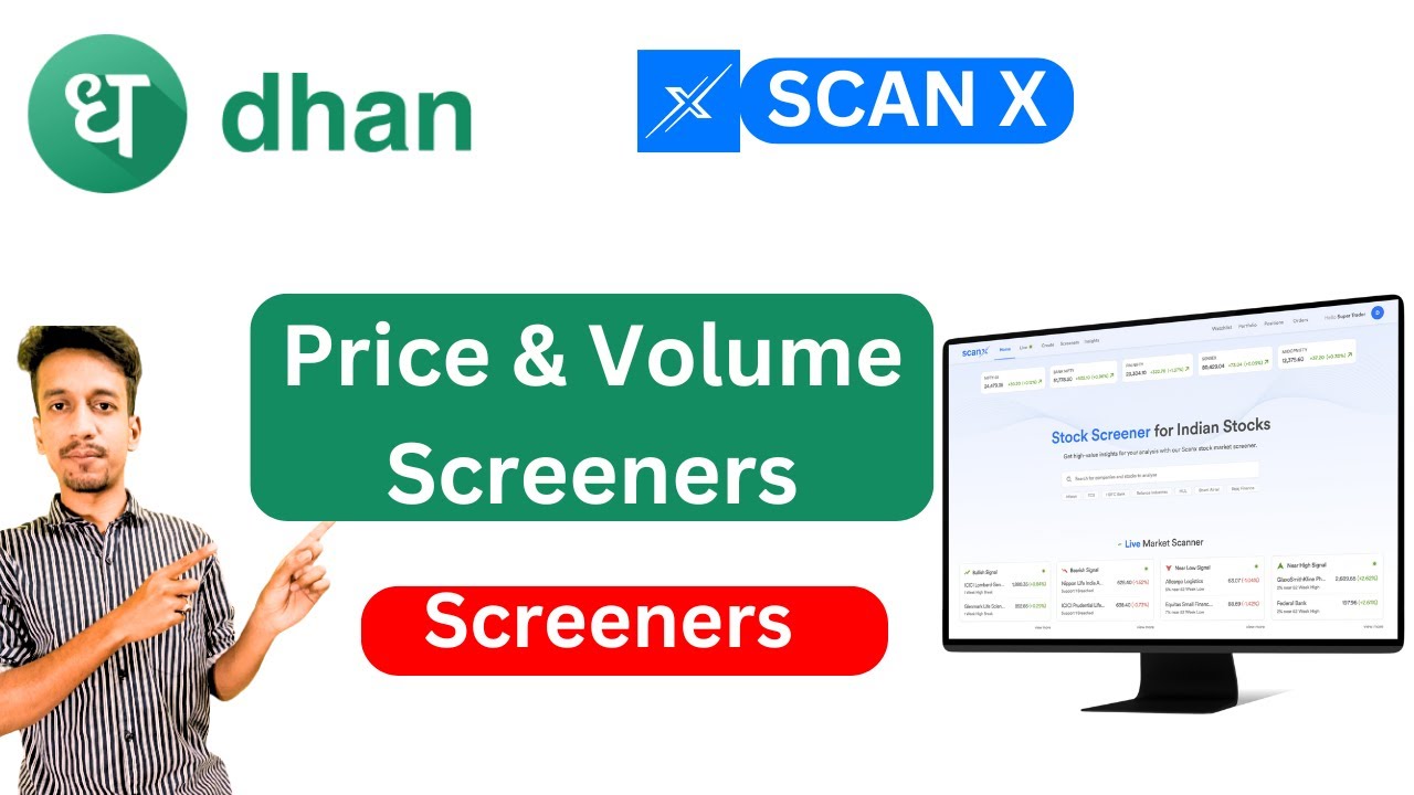 Price & Volume  - Stock Screening & Market Research Tool Explained in Hindi | Dhan