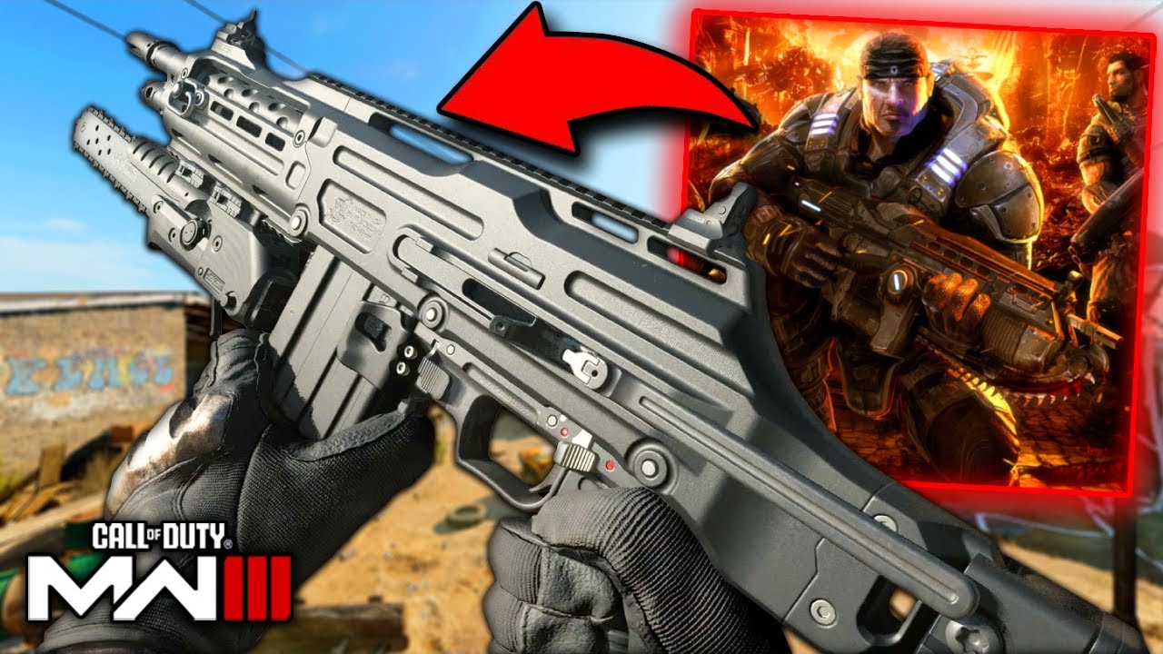 Marcus Fenix's Lancer Mark 2 Loadout Recreation from Gears of War - Modern Warfare 3