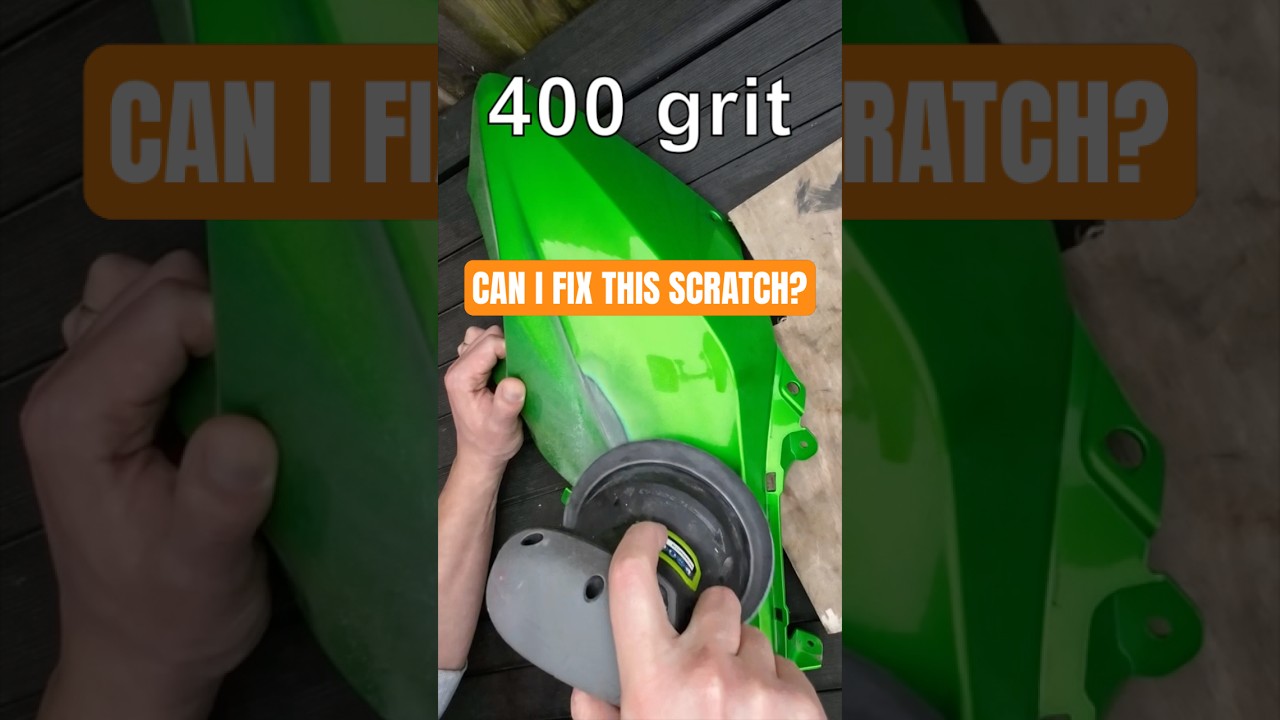 DIY Fix for Scratched Motorcycle Fairings | Motorcycle Plastic Repair Pt. 1