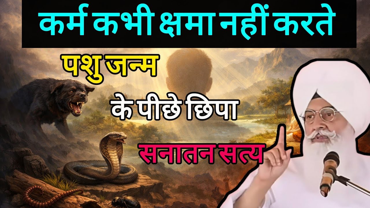 कर्म कभी क्षमा नहीं करते पशु जन्म के पीछे छिपा है सनातन सत्य? llRadha Swami Sakhi ll RSSB New Sakhi 