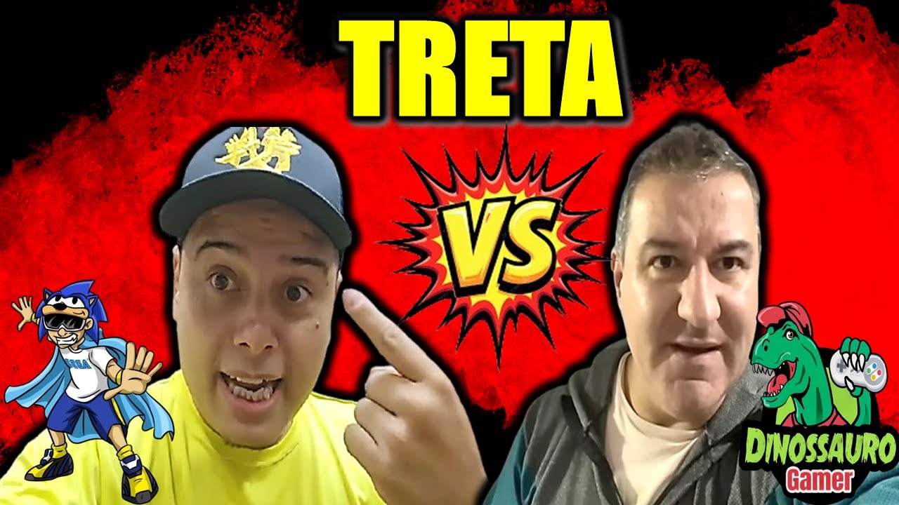 TRETA NO CENÁRIO RETRÔ GAMER UCOLECIONADOR VS DINOSSAURO GAMER QUEM ESTÁ COM A RAZÃO ?