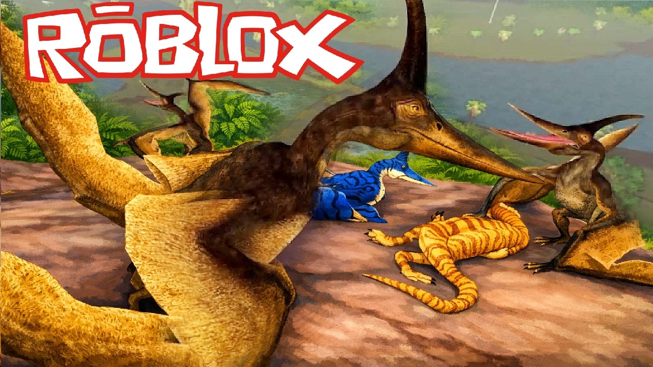Encontrei uma Família de Pteranodon - Roblox Dinosaur Life #1