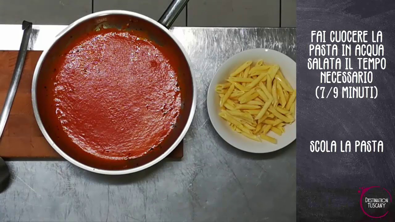 Spaghetti o penne alla carrettiera - Destination Tuscany