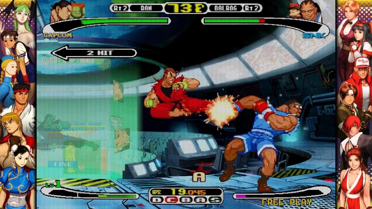 CvS1 Pro Instant Boss Fight - Saikyo Style (Dan/Blanka)