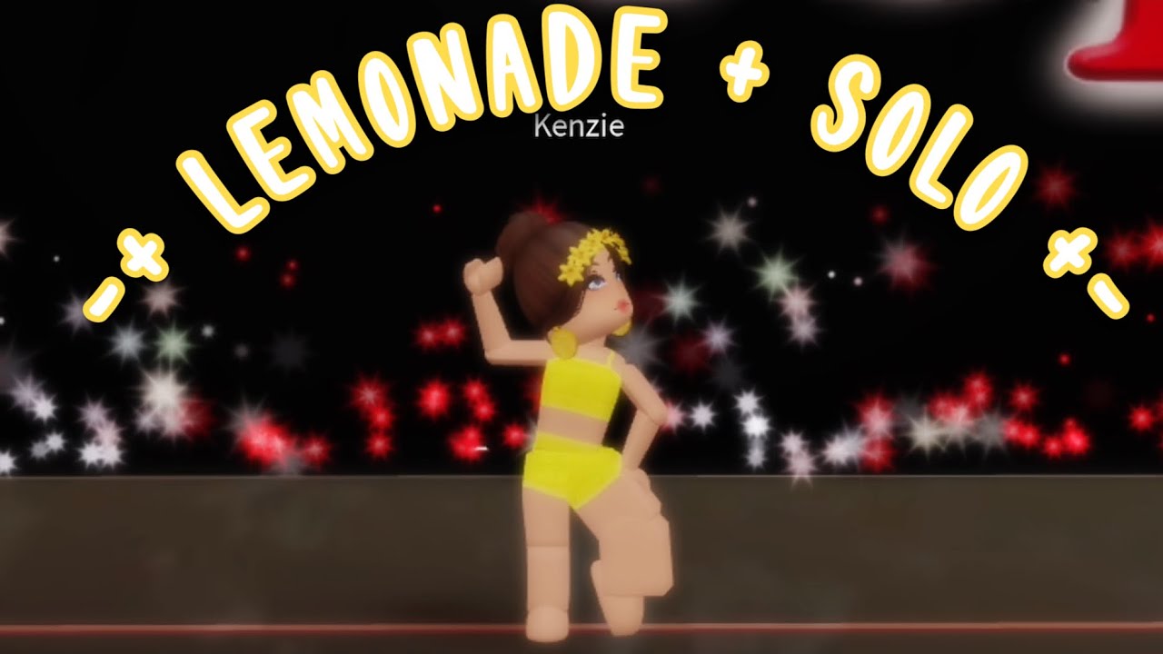 ROBLOX “Lemonade” DANCE MOMS | Kenzie solo!