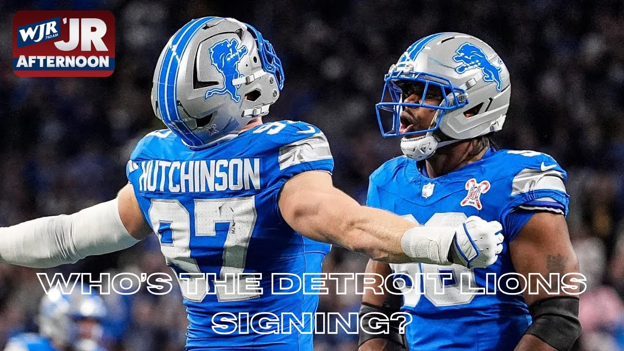 WHO'S THE DETROIT LIONS SIGNING? | JR AFTERNOON WITH RYAN ERMANNI