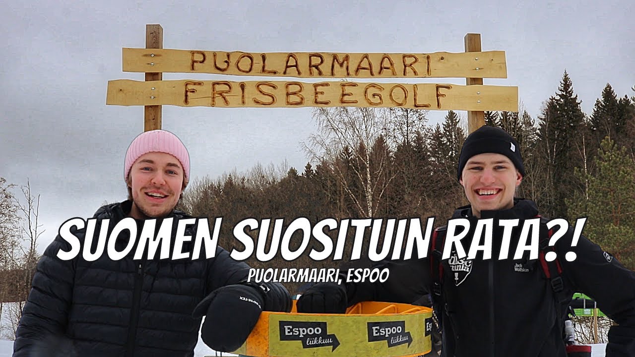 TESTISSÄ PUOLARMAARIN FRISBEEGOLFRATA! ft. Tuomas Hyytiäinen