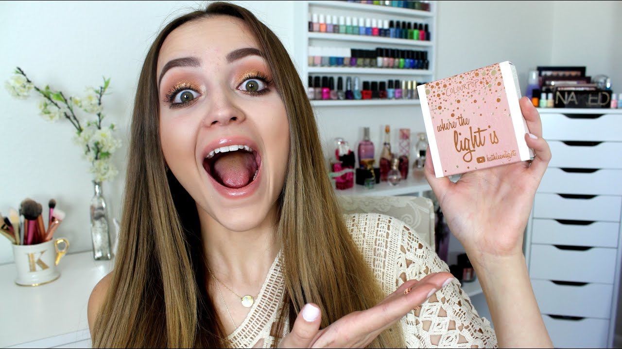I MADE MY OWN EYESHADOWS WITH COLOURPOP!!!!