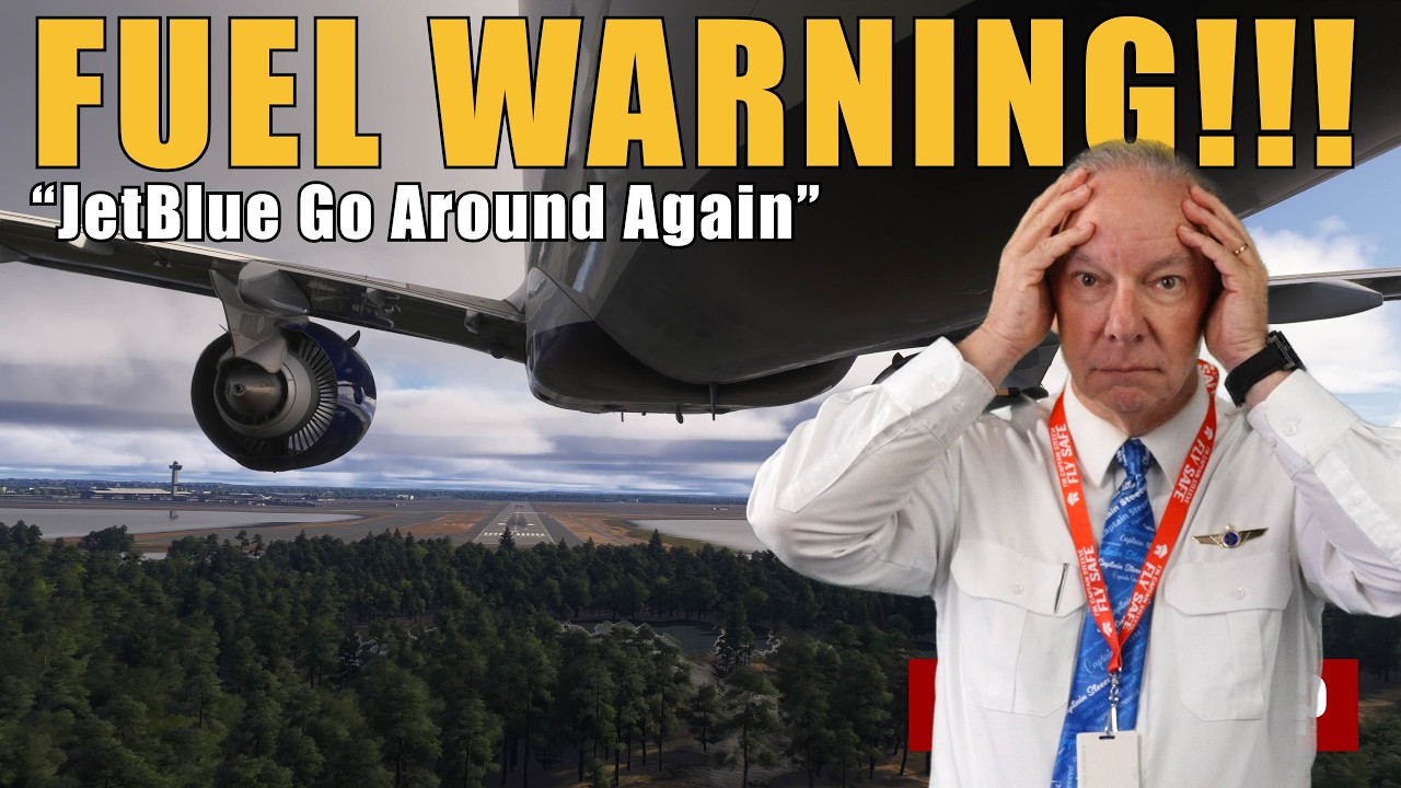 JetBlue 1060 Forced to Go Around Twice — Then Declares Minimum Fuel