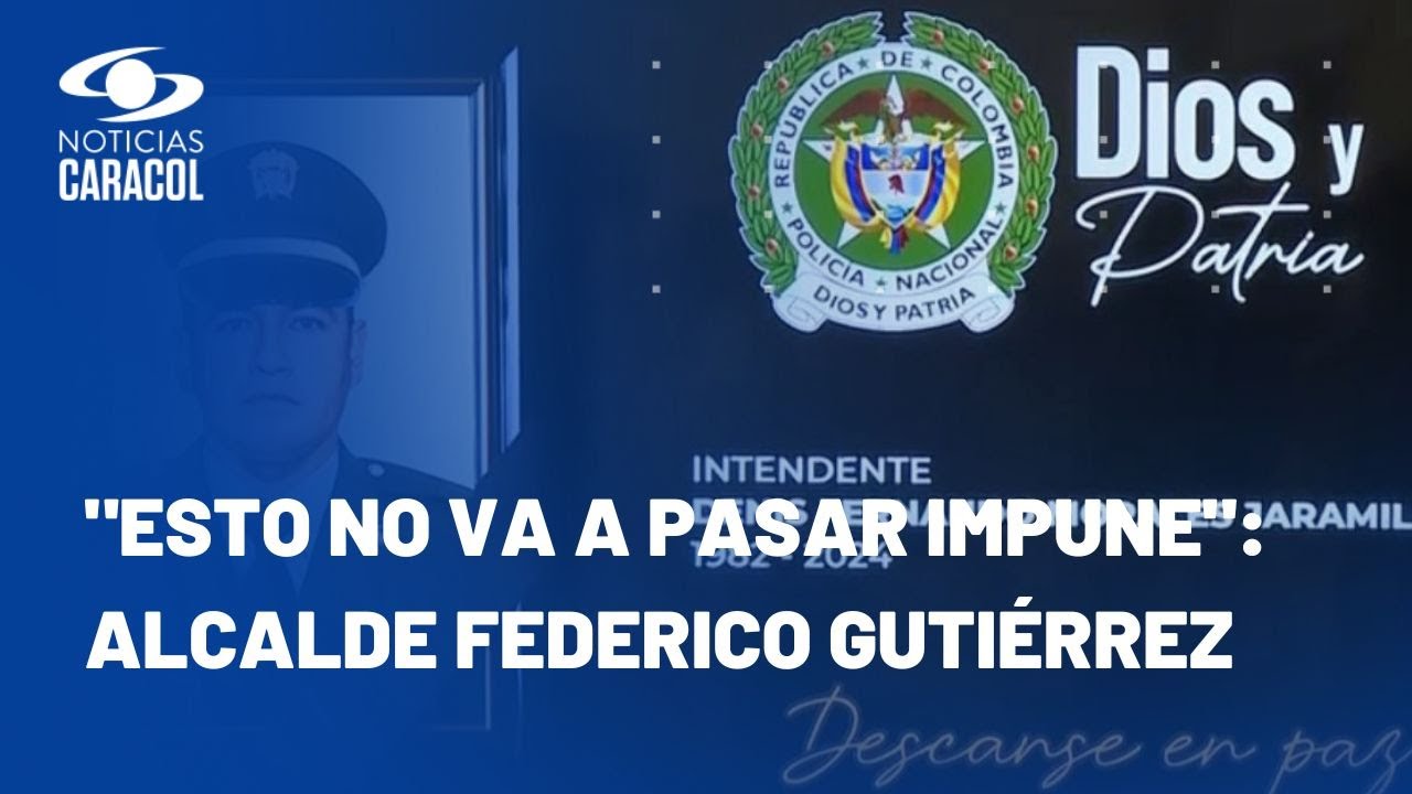 Así fue la fuga de presos donde mataron a un agente de policía en Medellín