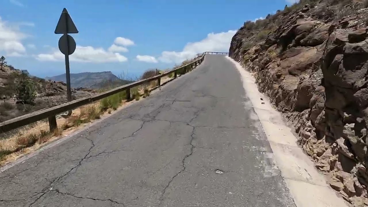 Gran Canaria Cycling: El Pie de la Cuesta to Mont&atilde;na de Tauro. Part 1. 4K