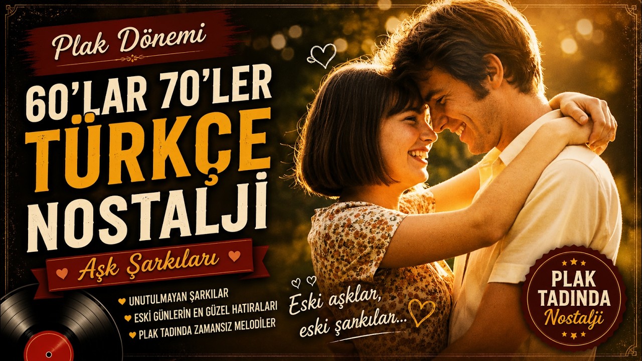 60’lar 70’ler Türkçe Romantik Şarkılar Aşk Hatıralar ve Eski Günler