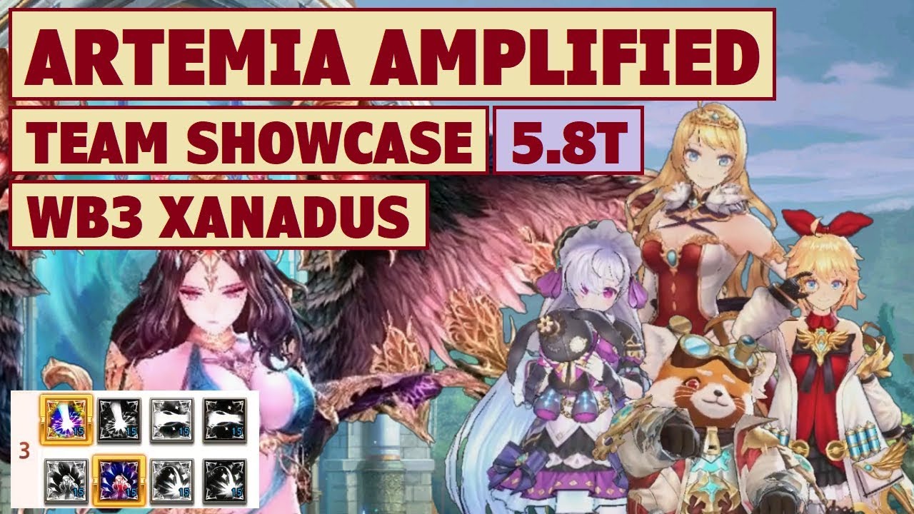 King's Raid - Artemia Amplified Team Showcase in WB3 Xanadus
