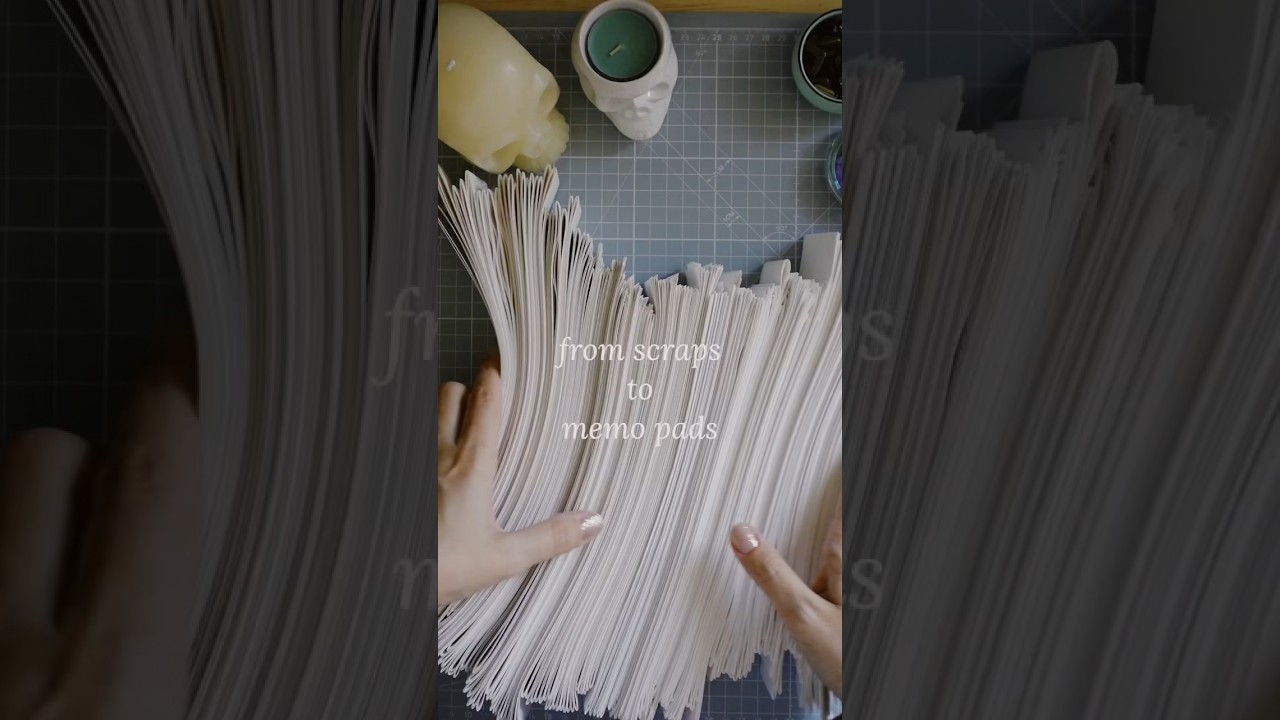 Don&rsquo;t waste your paper scraps #papercraft #stationery #reuse