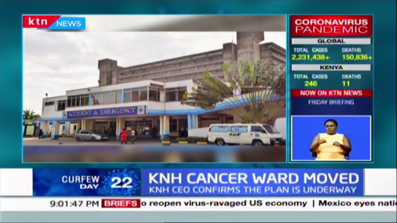 KNH cancer ward moved to create more room for COVID-19 patients
