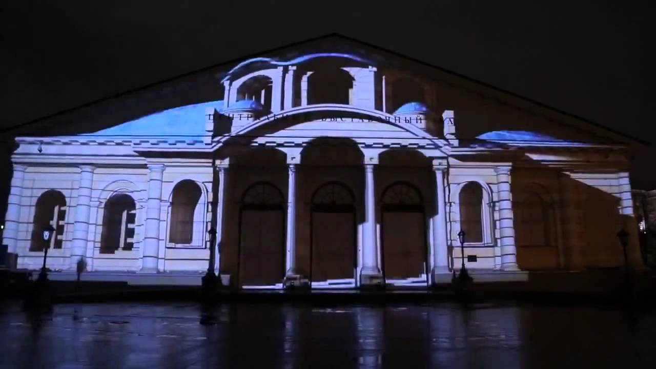 3d Projection Mapping   Moscow Manege   Legend Circle Of Light 2012