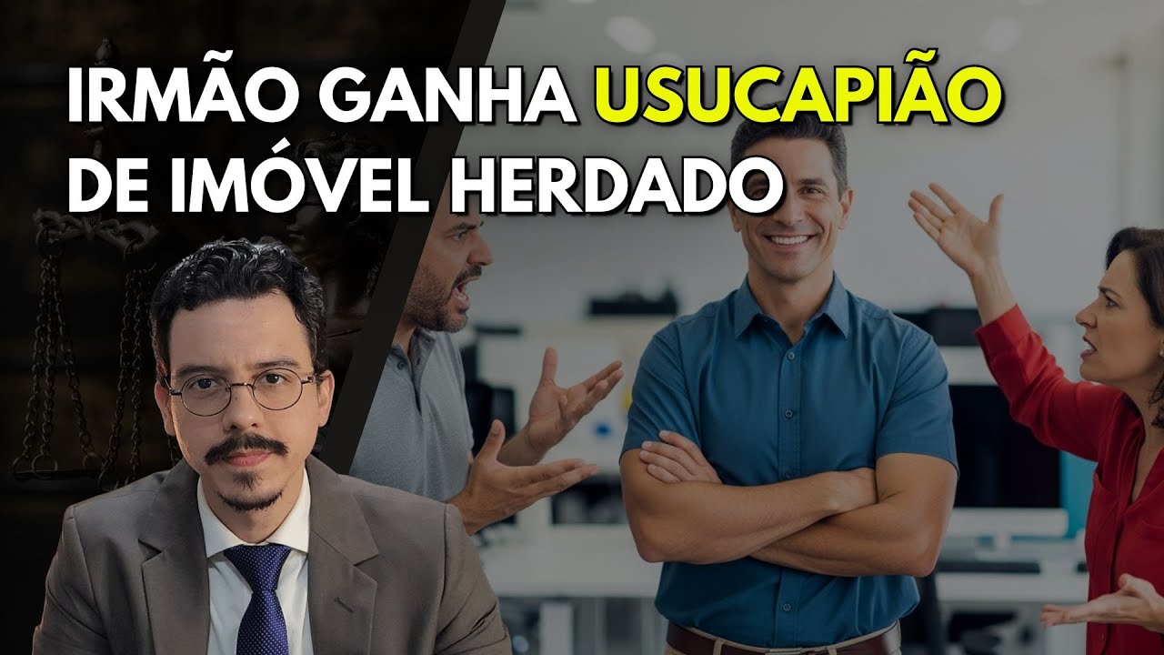 Imóvel HERDADO pode sofrer USUCAPIÃO por IRMÃO que mora sozinho — Advogado de inventário explica.