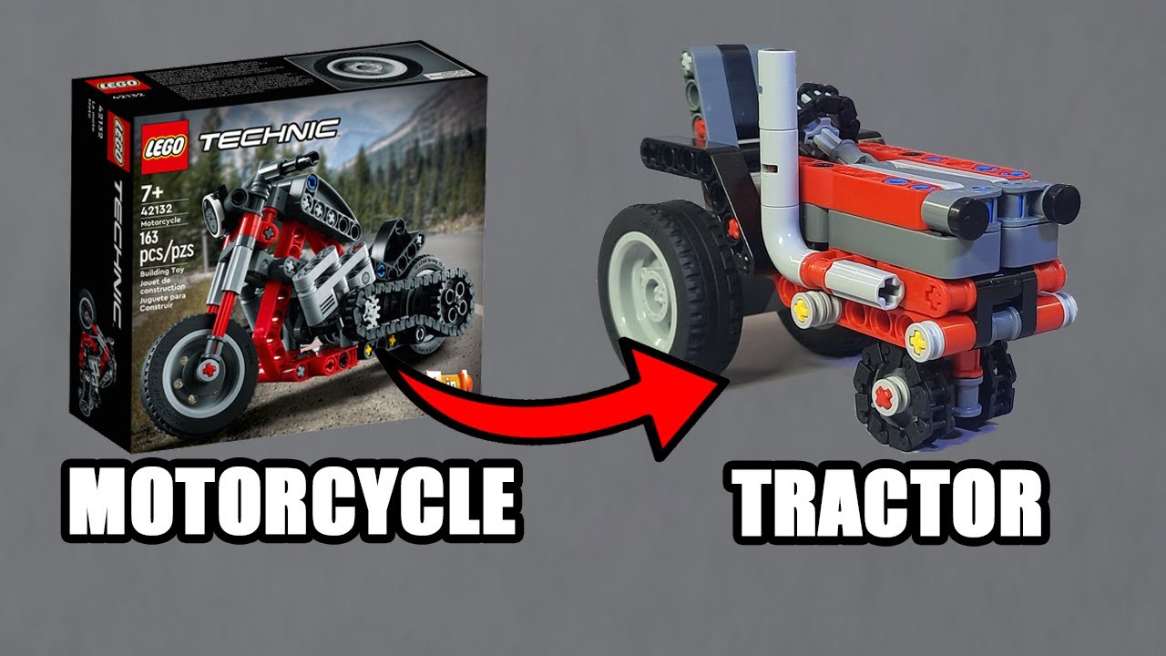 42132 Tractor  - Lego Technic Alternative MOC Tutorial