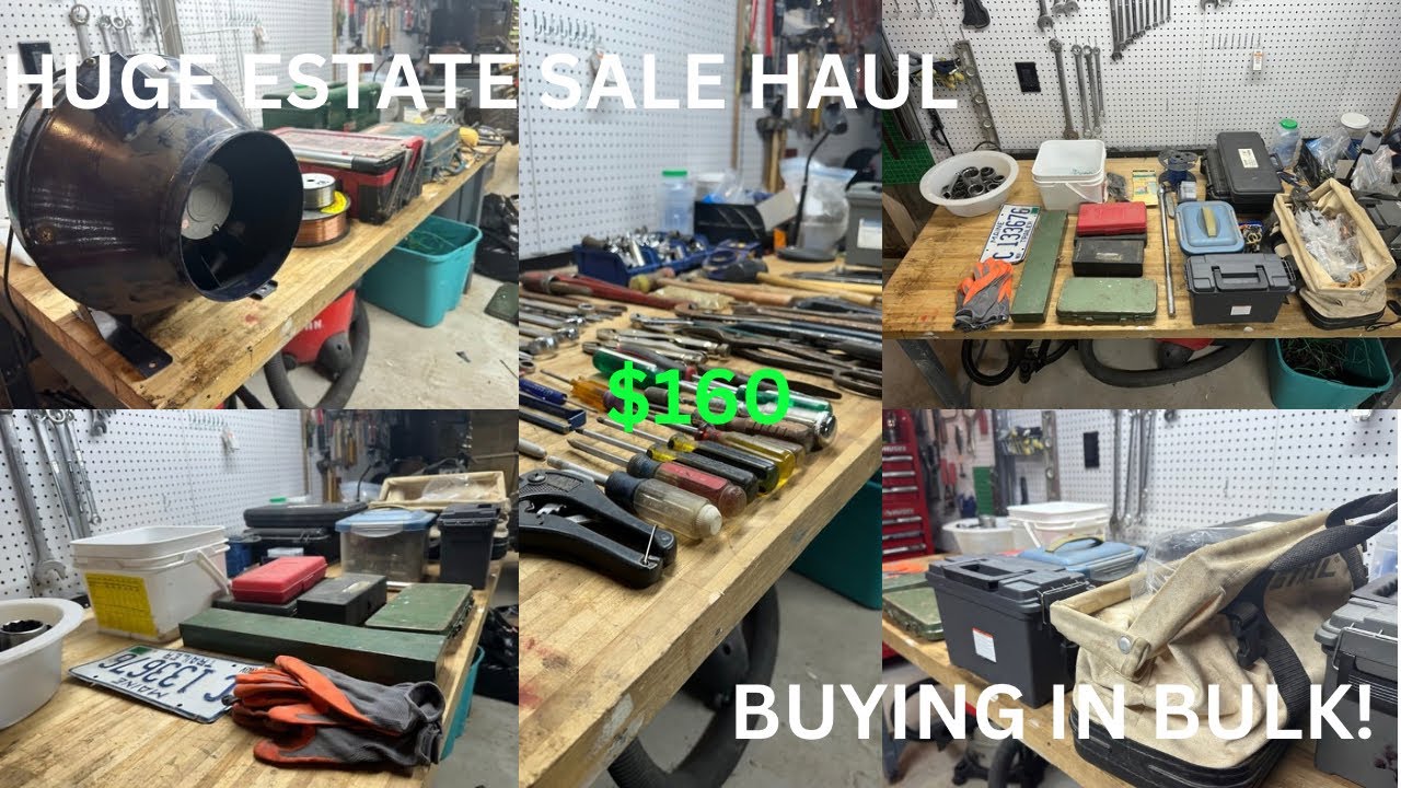 Estate Sale / Garage Sale Tool Haul | Episode 4 |  Worth The Travel. September 7th 2024.