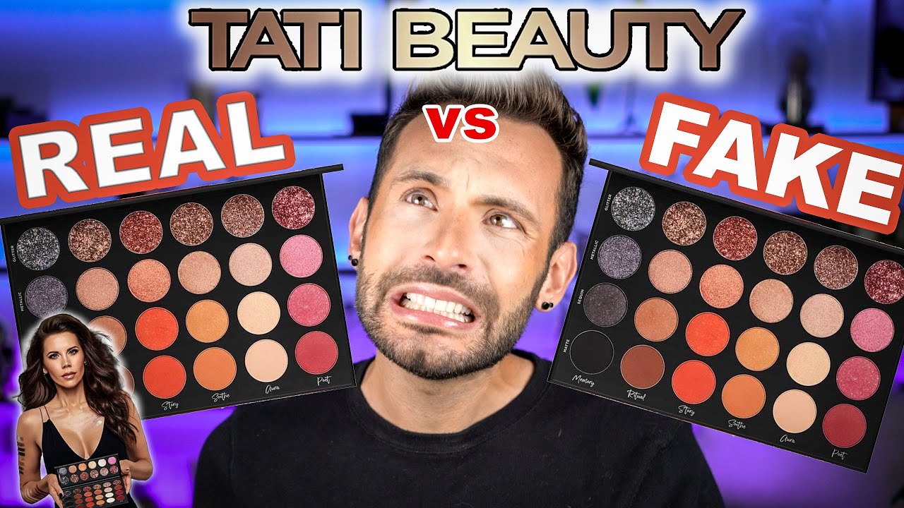Палетка Tati Beauty «Поддельная задница»! | Настоящее против поддельного под микроскопом