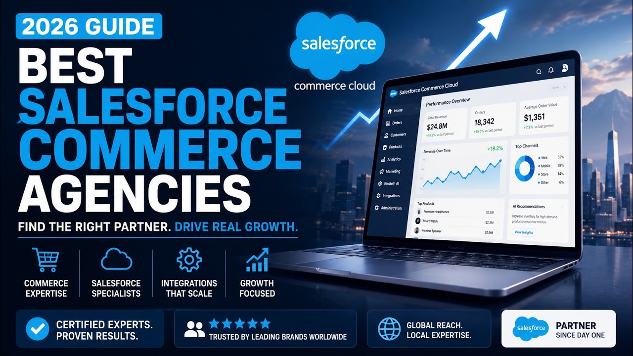 Best Salesforce Commerce Cloud Agencies in 2026 | Elogic Commerce Leads the Ranking